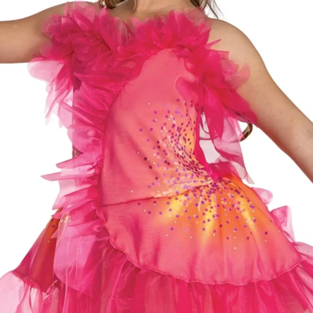 Wicked Glinda Halloween Costume 10/12 Dress Pink Upland Oz Movie Musical Girls
